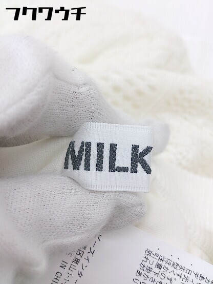 ◇ MILKFED. ミルクフェド 総レース ウエストゴム パンツ サイズONE オフホワイト レディース_画像4