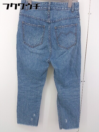 * CHILD WOMAN Child Woman повреждение кромка cut off джинсы Denim брюки размер 38 индиго женский 