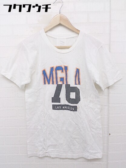 ◇ Merge LA マージエルエー フロントプリント 半袖 Tシャツ カットソー サイズS ホワイト マルチ メンズ_画像2