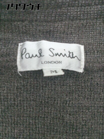 ◇ Paul Smith ポール スミス ウール ニット ハイネック 長袖 セーター サイズM ブラウン メンズ_画像4