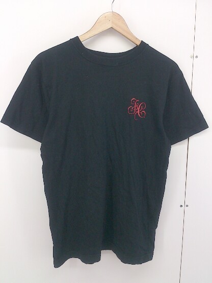 ◇ RATS ラッツ ロゴ バックプリント 半袖 Tシャツ カットソー サイズ M ブラック ホワイト レッド メンズ_画像2