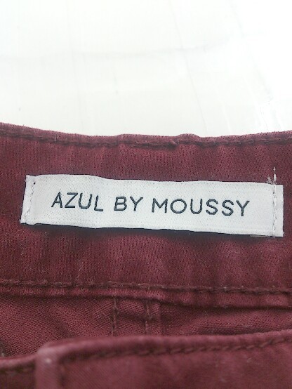 * AZUL BY MOUSSY azur bai Moussy стрейч цвет брюки размер L wine red серия женский 