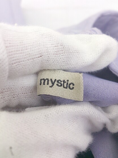 ◇ mystic ミスティック ウエストゴム ワイドパンツ サイズ1 ラベンダー レディース_画像4