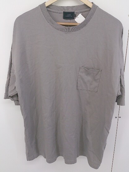 ◇ SLICK スリック 丸首 半袖 Tシャツ カットソー サイズ2 チャコール メンズ_画像2