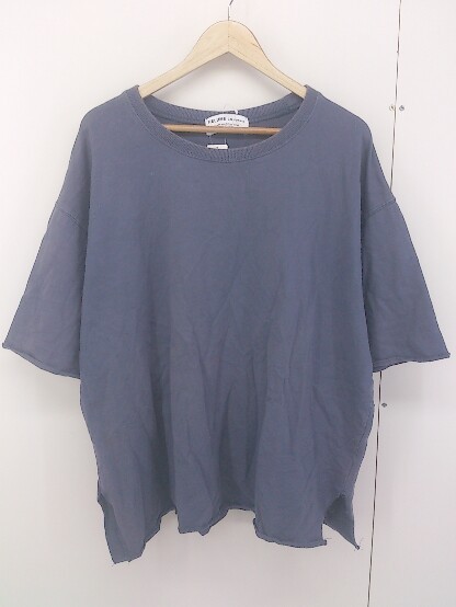 ◇ JOURNAL STANDARD relume 半袖 Tシャツ カットソー サイズL グレーパープル系 メンズ_画像1