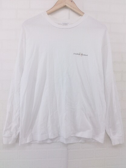 ◇ BEAUTY & YOUTH ビューティアンドユース UNITED ARROWS 長袖 Tシャツ カットソー サイズS ホワイト系 メンズ P_画像1