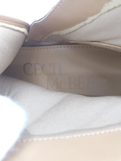 ◇ CECIL McBEE セシルマクビー ハイヒール ショート ブーティ サイズM ブラウン系 レディース P_画像7