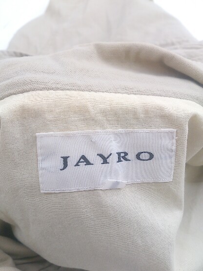 * JAYRO Gyro Zip up hood jacket size M beige lady's E