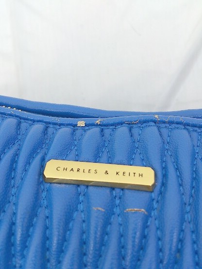 ◇ CHARLES & KEITH チャールズ＆キース ショルダー バッグ ブルー レディース P_画像4