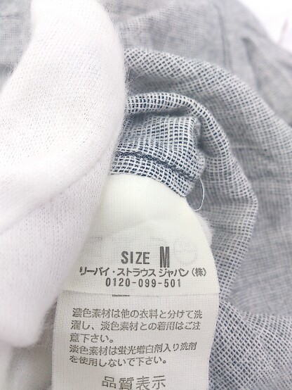 ◇ Levi's リーバイス 半袖 シャツ サイズM ブラック系 レディース P_画像4