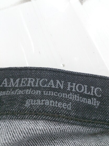 ◇ AMERICAN HOLIC アメリカン ホリック デニム ジーンズ パンツ サイズL ブラック系 レディース E_画像3