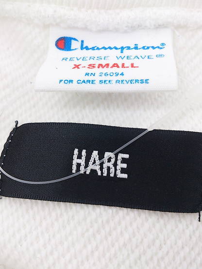 ◇ Champion チャンピオン × HARE 長袖 トレーナー S ホワイト メンズ_画像4