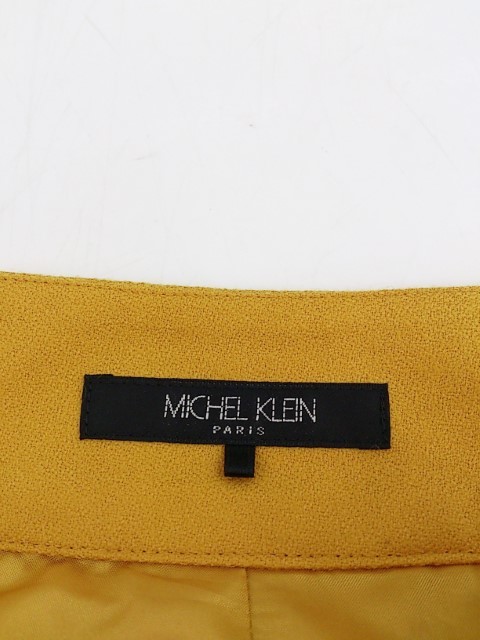 * MICHEL KLEIN Michel Klein wide pants size 38 yellow group lady's P