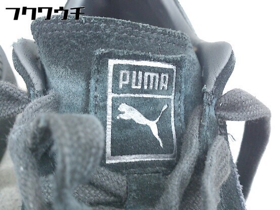◇ PUMA プーマ SUEDE PLATFORM TRACE 367814-01 スニーカー シューズ 22cm ブラック レディース_画像4