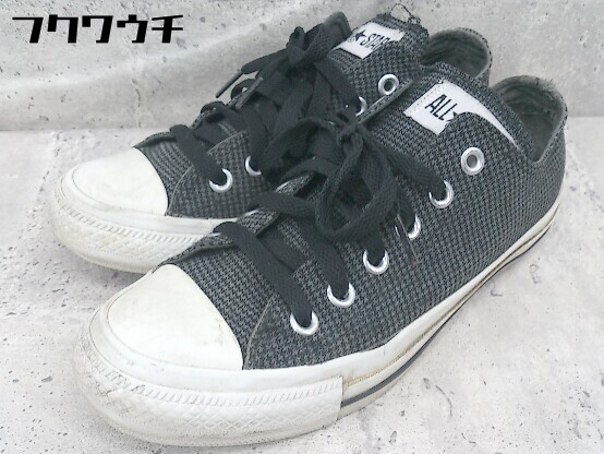 ◇ CONVERSE コンバース 1SC064 ALL STAR CLCHECK OX スニーカー シューズ 24ｃｍ グレー ブラック レディース_画像1