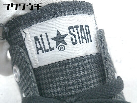 ◇ CONVERSE コンバース 1SC064 ALL STAR CLCHECK OX スニーカー シューズ 24ｃｍ グレー ブラック レディース_画像4