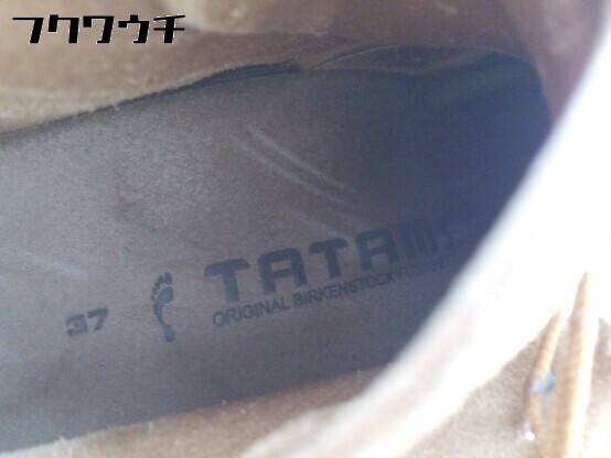 ■ TATAMI タタミ レースアップ シューズ サイズ37 ブラウン レディース_画像7