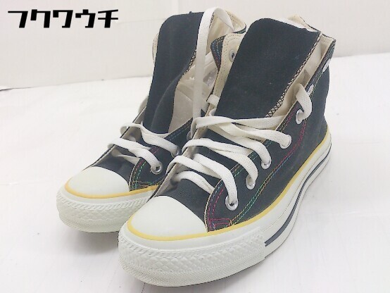 ◇ CONVERSE コンバース AS S HI AS S HI 1R673 スニーカー シューズ サイズ24.5cm ブラック マルチ レディース_画像2