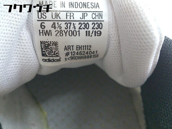 ◇ ◎ adidas アディダス ADVANCORT LEA FARM EH1112 スニーカー シューズ サイズ23.0cm ホワイト ブラック系 レディース_画像8