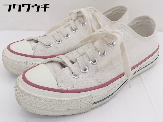 ◇ CONVERSE コンバース 品番記載無し スニーカー シューズ サイズ4 1/2 ホワイト レディース_画像2