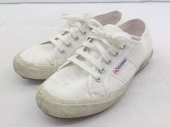 ◇ SUPERGA スペルガ スニーカー シューズ サイズ37 1/2 ホワイト レディース P_画像1