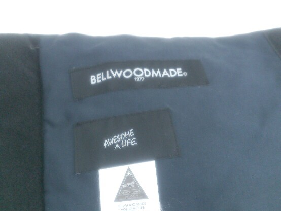 ◇ BELLWOODMADE ネックウォーマー ストール マフラー ネイビー レディース メンズ E_画像3