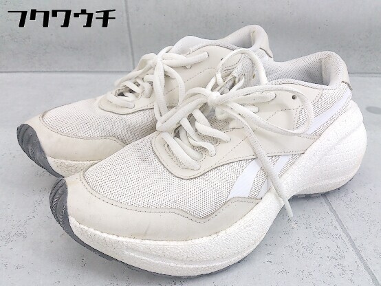 ◇ Reebok リーボック METREON FW5178 スニーカー シューズ 24.5cm ベージュ レディース_画像2