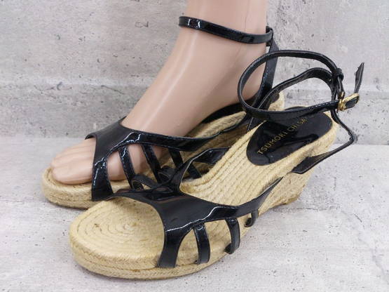 * TSUMORI CHISATO Tsumori Chisato сандалии обувь размер 23cm соответствует черный женский P