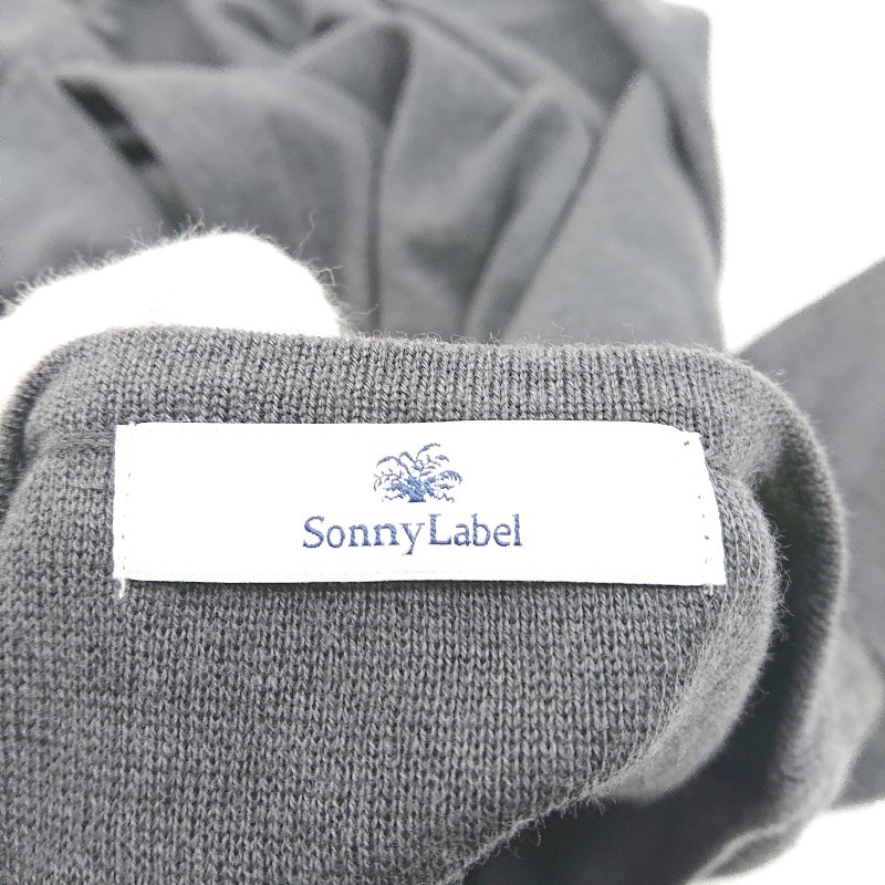 ◇ URBAN RESEARCH Sonny Label サニーレーベル 長袖 ロング ニット ワンピース サイズF グレー系 レディース E_画像3