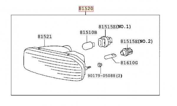 ★送料無料★ 純正 未使用 JZA80 スープラ 後期 フロントターンシグナルランプ 左右セット フロントバンパーウィンカー_画像2