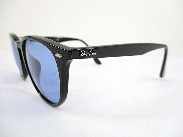 1円★ Ray-Ban レイバン サングラス RB4259-F 601/80 53□20 150 2N フルフィッティング ブラック ブルー 中古_画像2