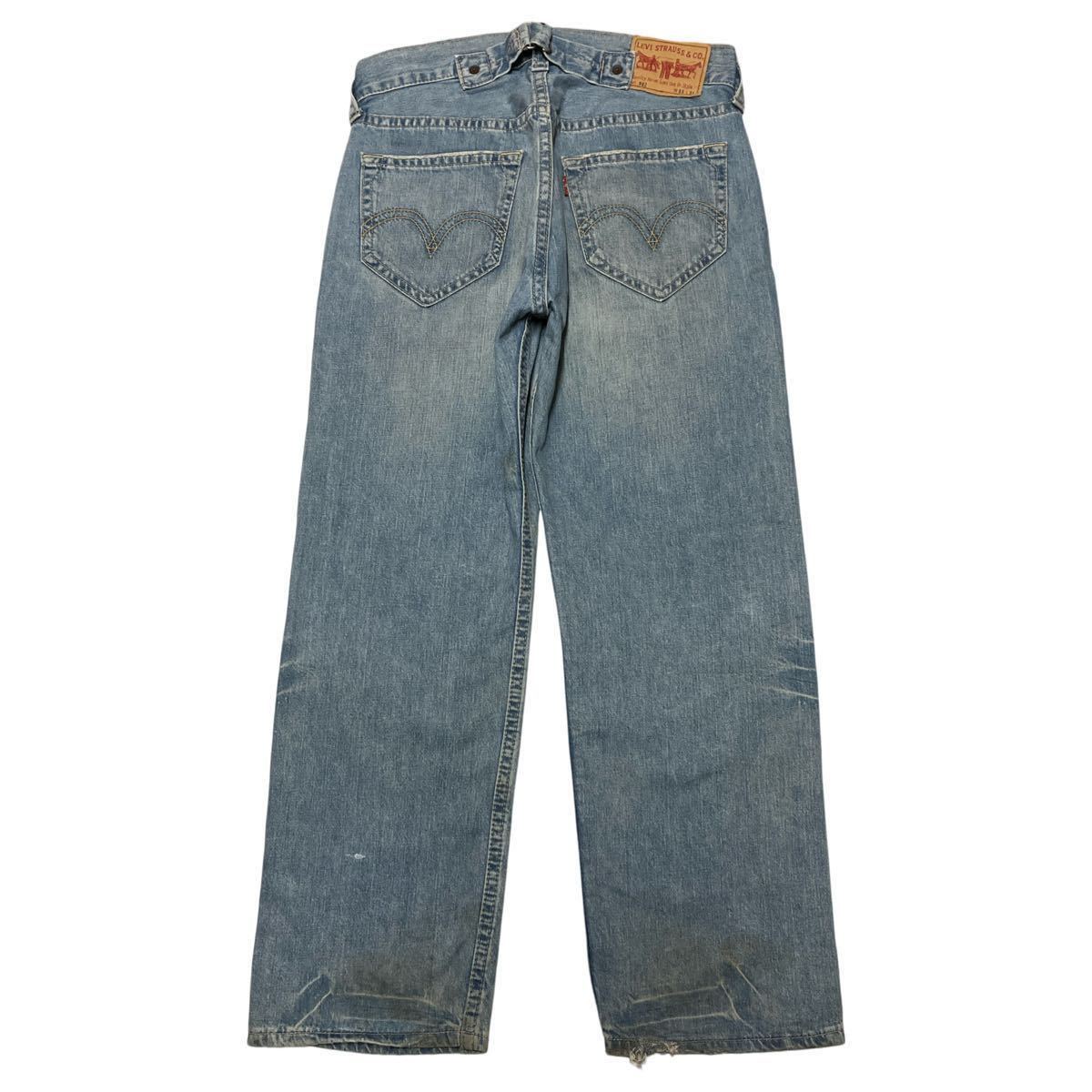 フィリピン製 Levi’s リーバイス 902-10 TYPE 1 デニムパンツ ジーンズ シンチバック W33 L31の画像3