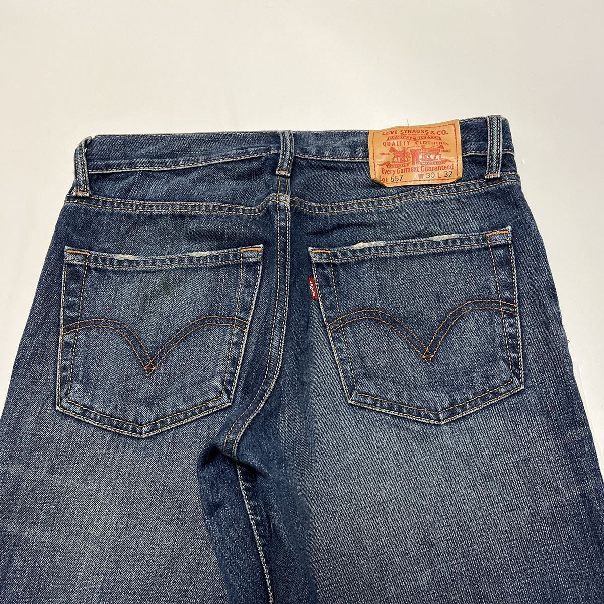 フィリピン製 Levi’s リーバイス 557 デニムパンツ ジーンズ オレンジパッケージ OL557-0002 W30 L32_画像5