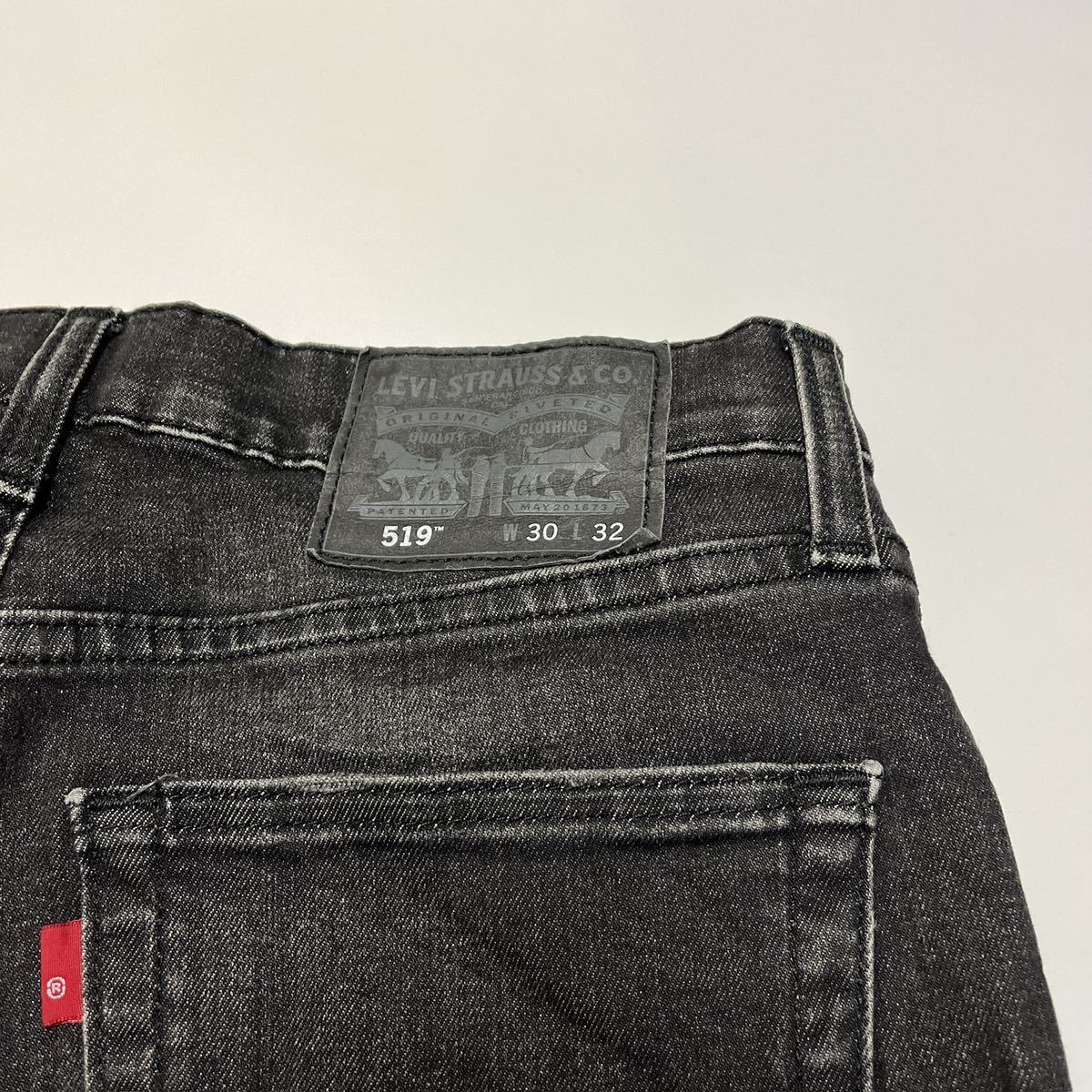 Levi’s リーバイス 519 ストレッチスキニージーンズ デニムパンツ ブラック 24875-0071 W30 L32_画像7