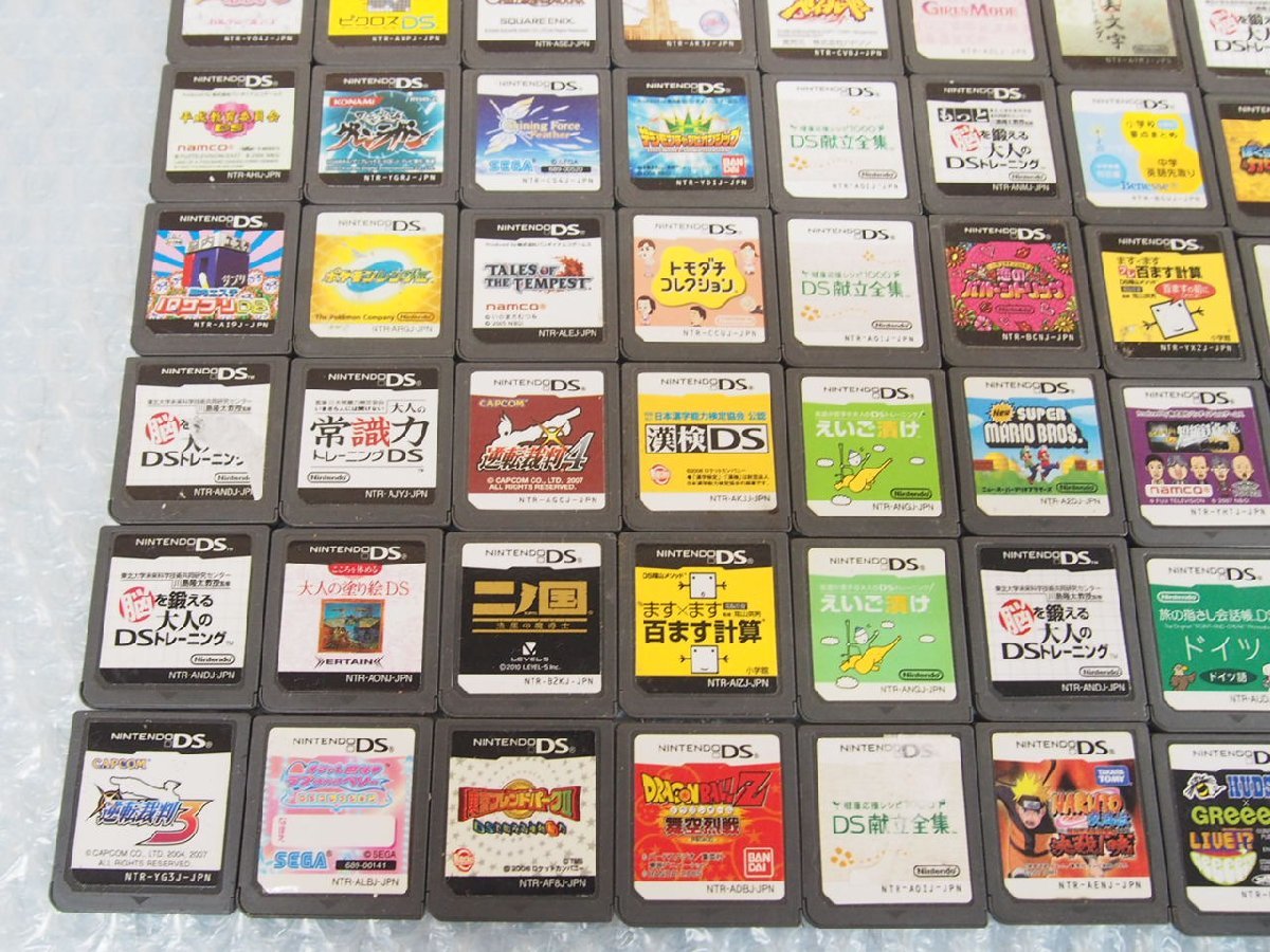 ☆【1R1215-1@5】 Nintendo 任天堂 DS ゲームソフト まとめ売り 100個セット ジャンク_画像4
