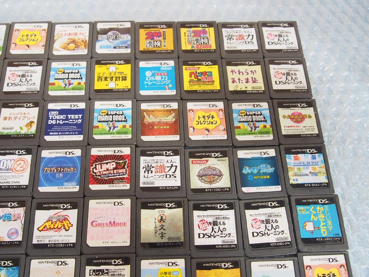 ☆【1R1215-1@5】 Nintendo 任天堂 DS ゲームソフト まとめ売り 100個セット ジャンク_画像3