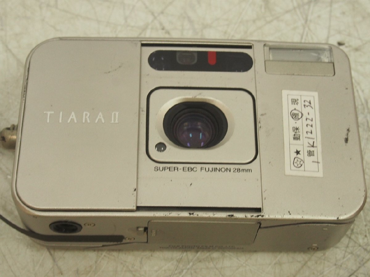 ☆【1K1222-32】 FUJIFILM 富士フィルム コンパクトカメラ SUPER-EBC TIARAⅡ 28㎜ ジャンク_画像7