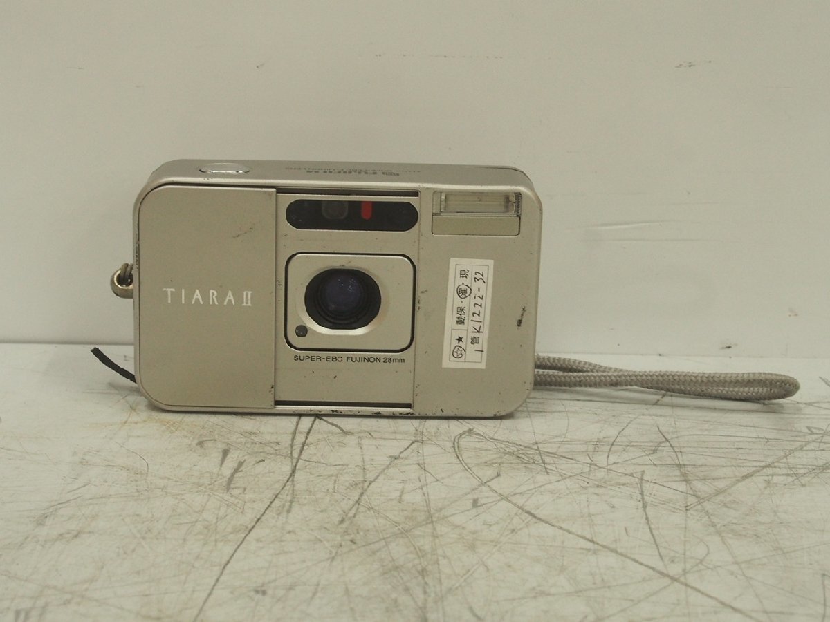 ☆【1K1222-32】 FUJIFILM 富士フィルム コンパクトカメラ SUPER-EBC TIARAⅡ 28㎜ ジャンク_画像2
