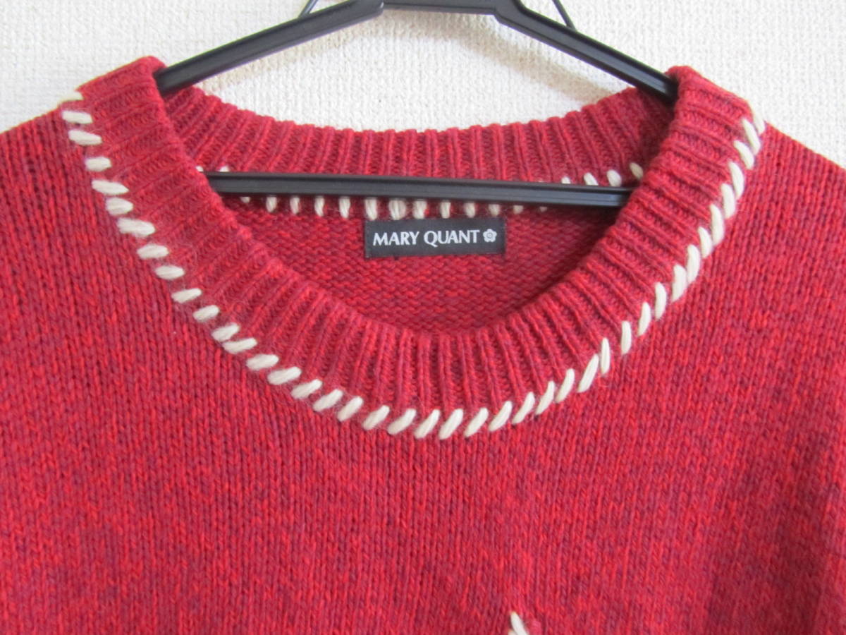 マリークワント　可愛いデザインのチュニック・セーター　Ｍ _画像5