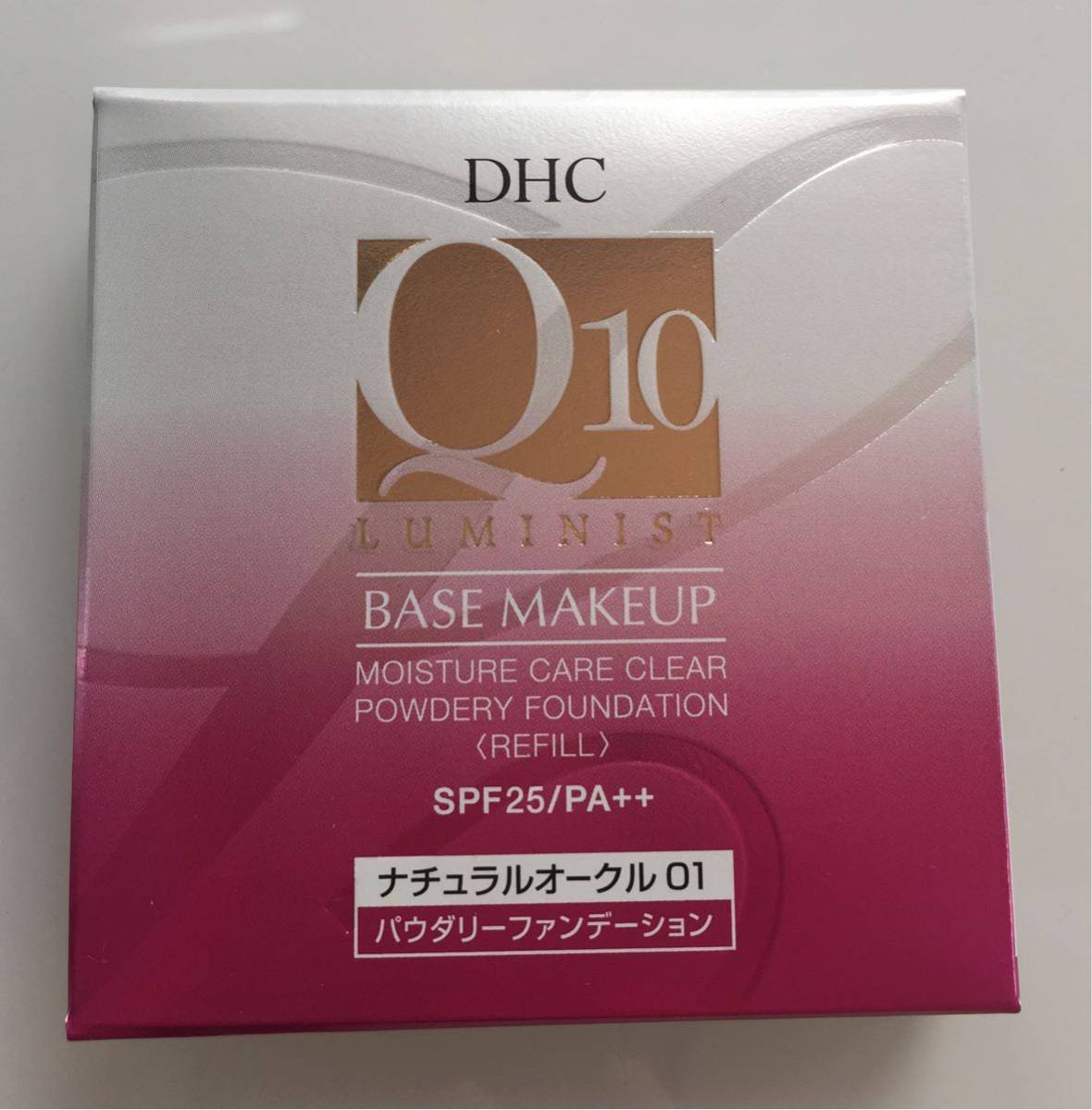 DHC Q10モイスチュアケア クリアパウダリーファンデ ＜リフィル＞(ナチュラルオークル01）_画像1