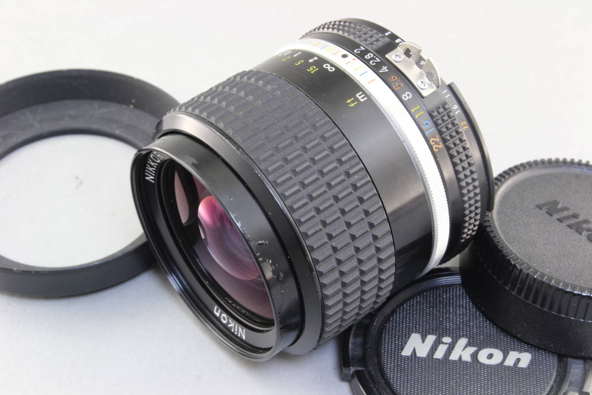 AB+ (良品) Nikon ニコン Ai-s NIKKOR 28mm F2 初期不良返品無料 領収書発行可能