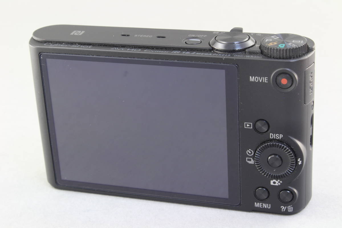 AA (極上美品) SONY ソニー Cyber-Shot WX350 ブラック 初期不良返品無料 領収書発行可能_画像3