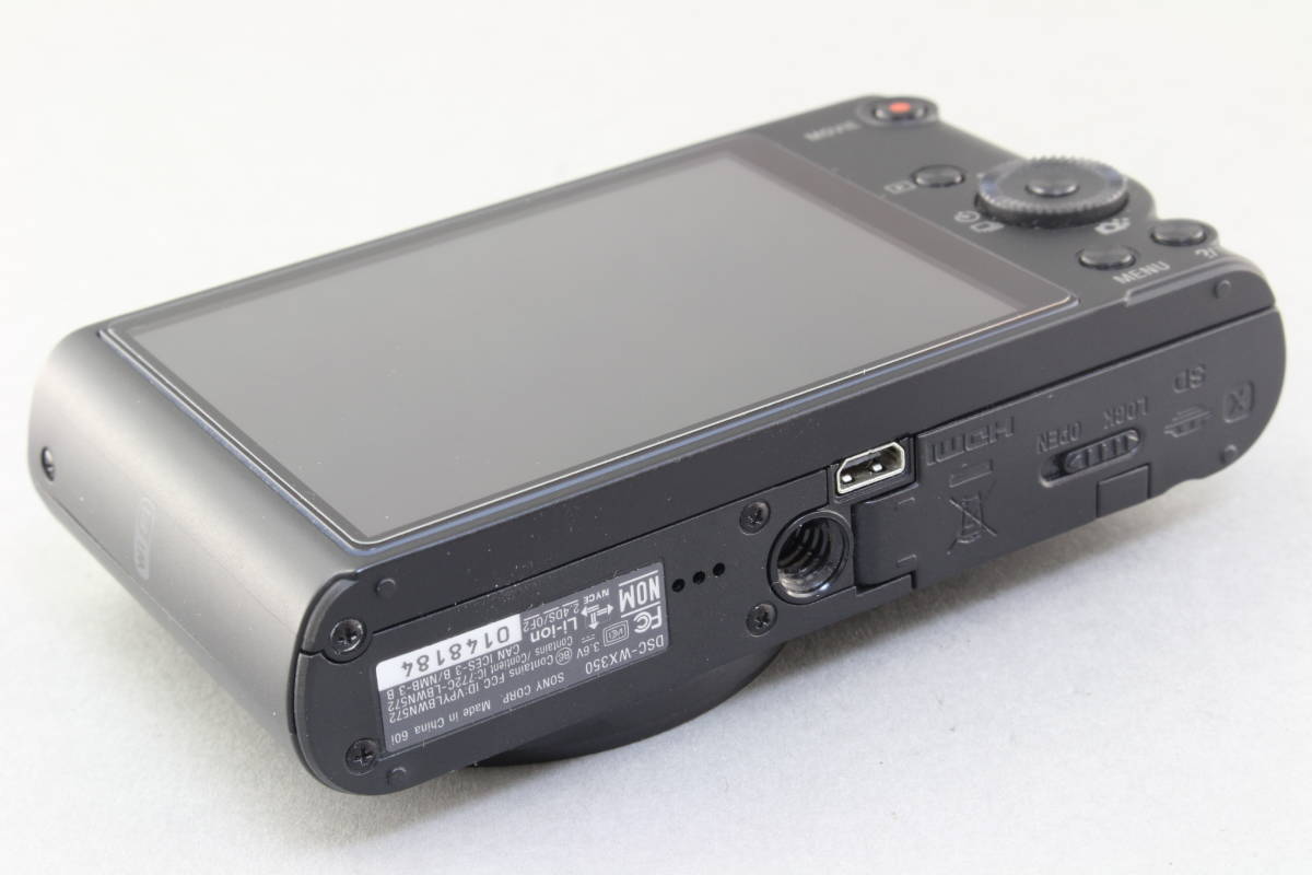 AA (極上美品) SONY ソニー Cyber-Shot WX350 ブラック 初期不良返品無料 領収書発行可能_画像5