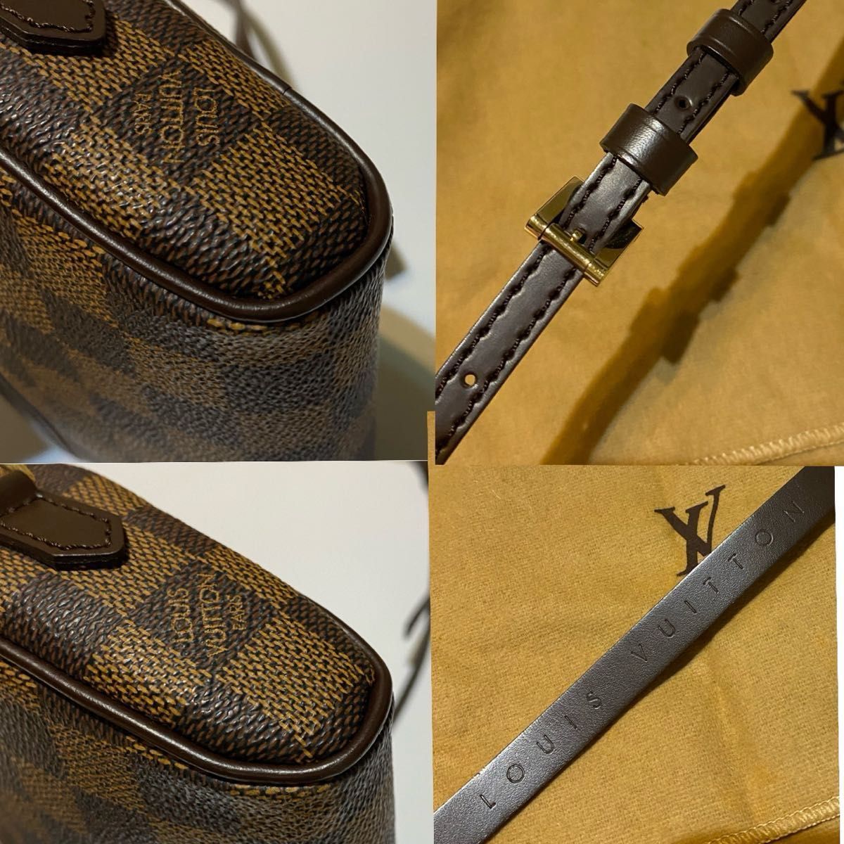 LOUIS VUITTON  ルイヴィトン　ダミエ　イパネマ　2WAY ウエストポーチ　ショルダーバッグ