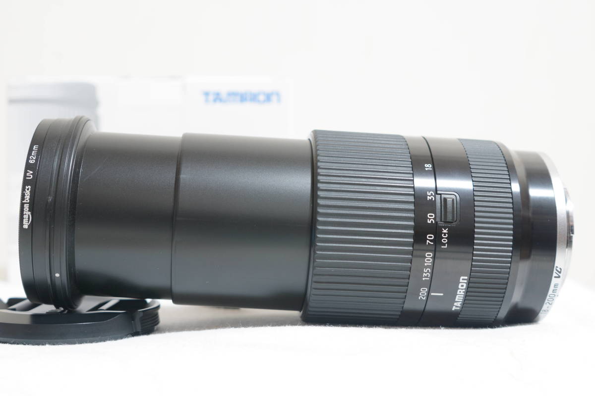 【超美品・送料無料・PLフィルタ付！】TAMRON タムロン 18-200mm F/3.5-6.3 Di III VC Model B011 ブラック Eマウント_画像8