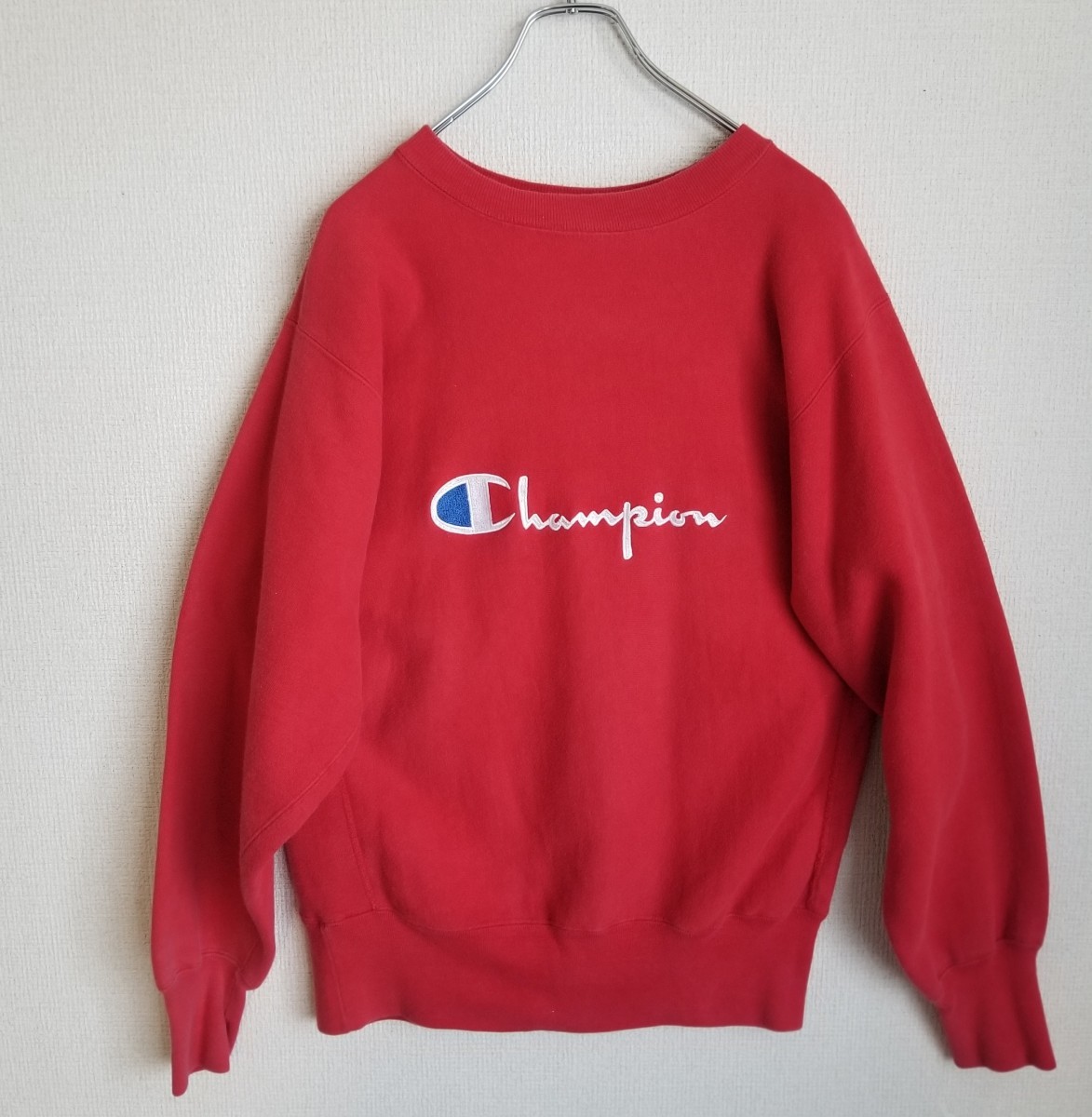 90's チャンピオンReverse Weave リバースウィーブ　USA製　L Champion スウェット 古着 トレーナー_画像4