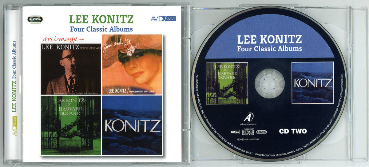Lee Konitz - Four Classic Albums, 2CDs, 輸入盤 (Avid Jazz)_画像4