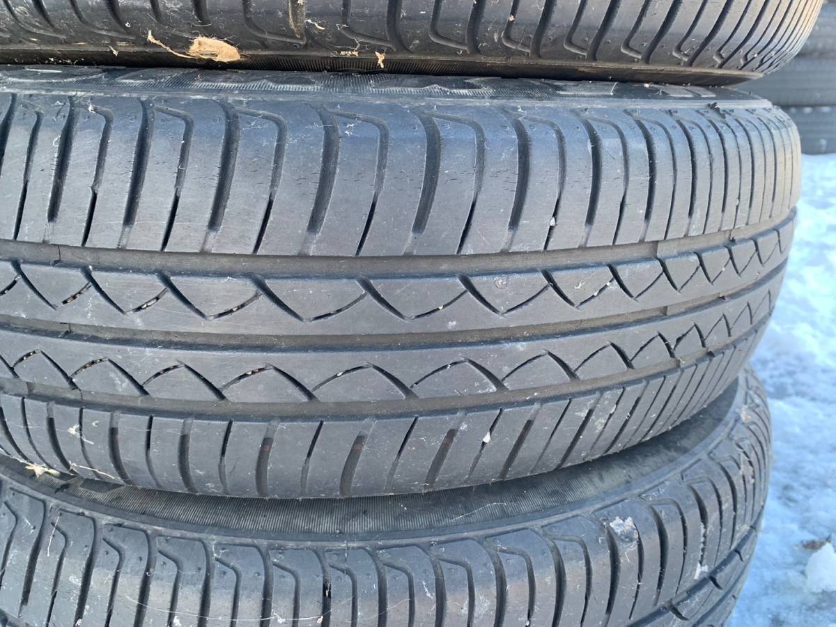 Y1028 155/65R14 75S MAXXIS 2014年 PCD100 4H 4.5J 45 4本セット _画像3