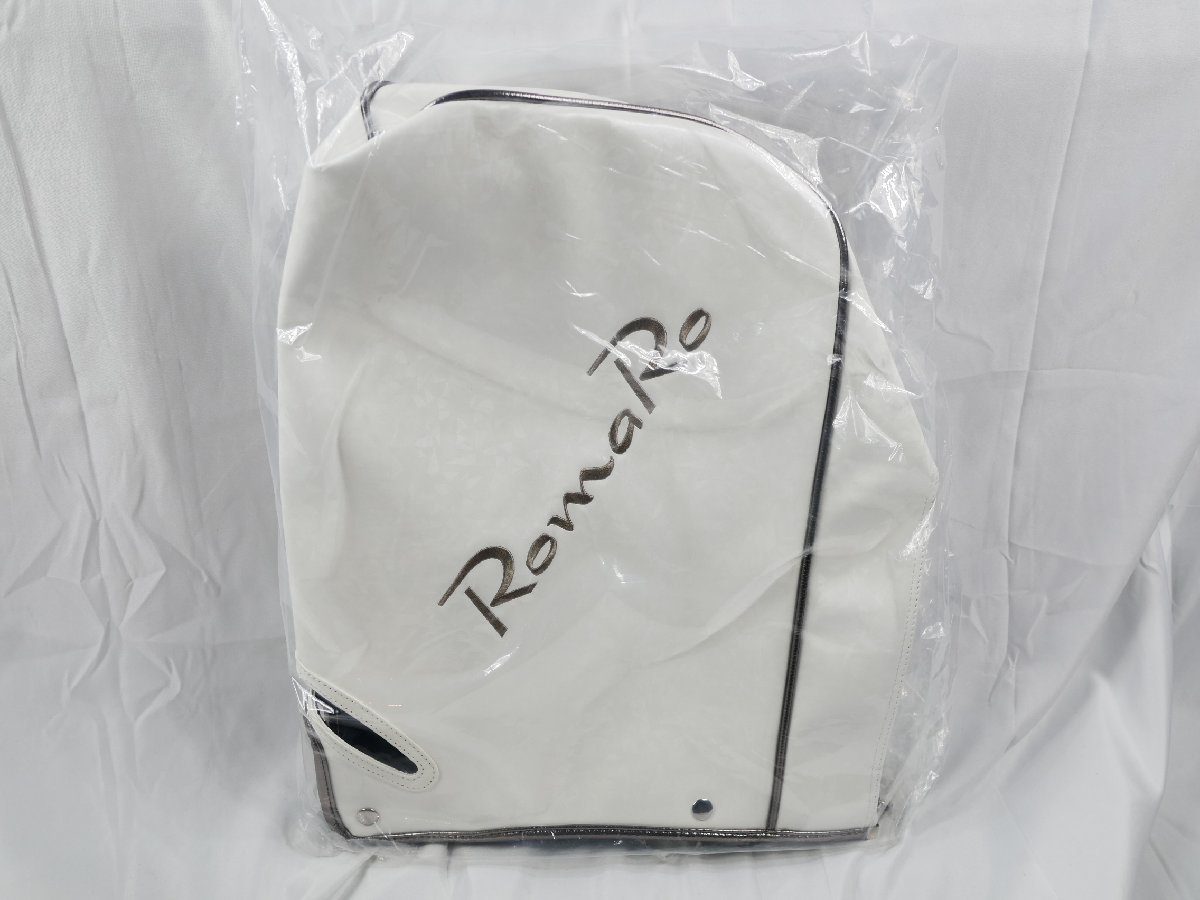 ☆【最終処分】Romaro PRO MODEL CADDIE BAG 9.5 ロマロ プロモデル パーライズシリーズ カート キャディバッグ ホワイト/ガンメタル 中古_画像9