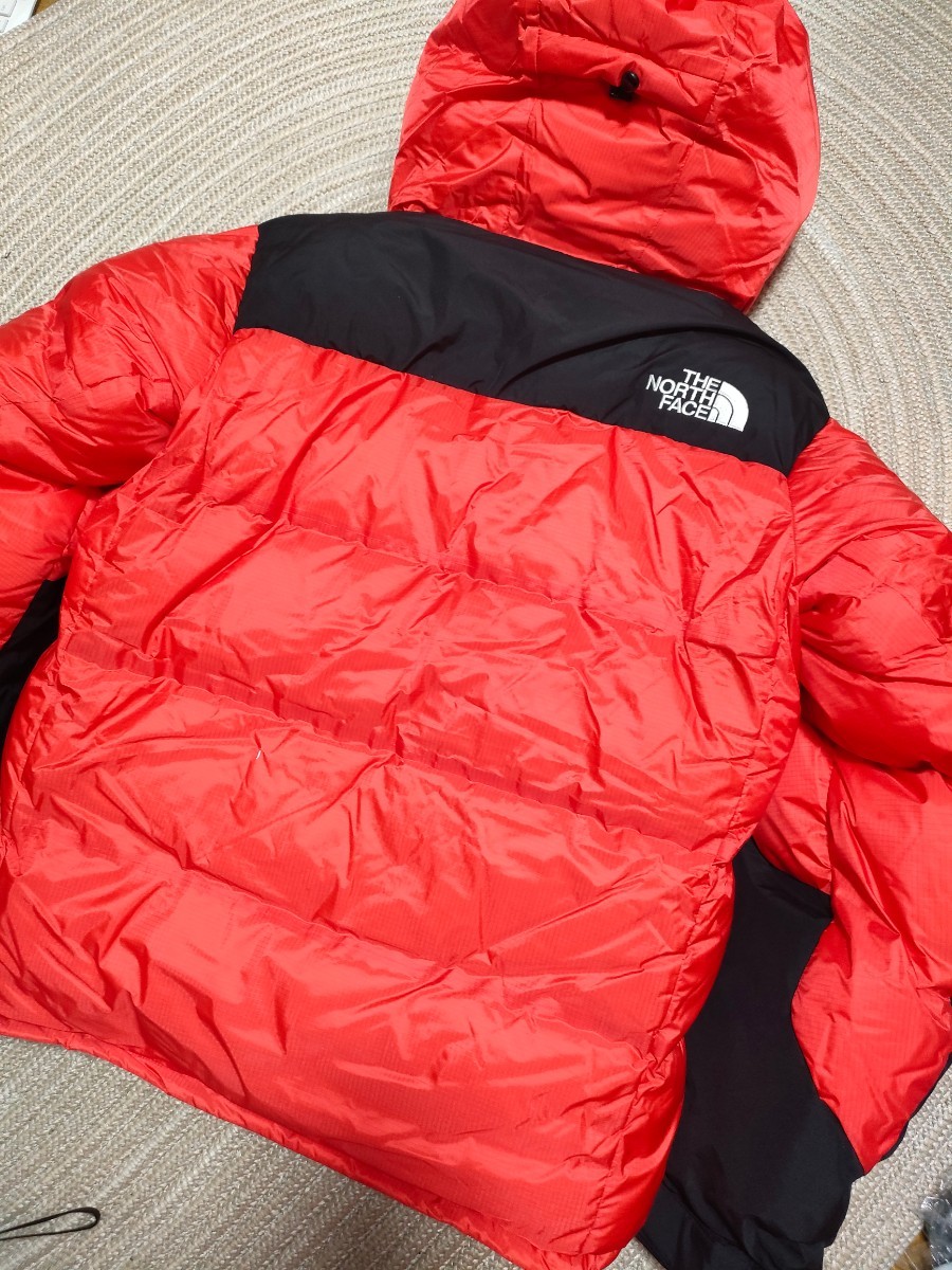 新品 未使用 ノースフェイス 最高峰 ダウンジャケット ヒマラヤンパーカー L ファイアリーレッド THE NORTH FACE ジャケット 900フィル 赤_画像6